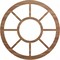 Ekena Millwork Grace Wood Fretwork Pierced Ceiling Medallion, Walnut, 24"OD x 8 3/4"ID x 1/4"T CMWP24X0250GRWA - alternate 1